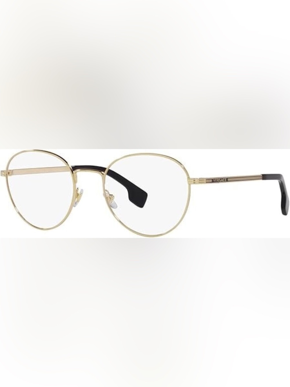 Versace 1279 Gold Metal Round Eyeglasses 53mm (With Case)